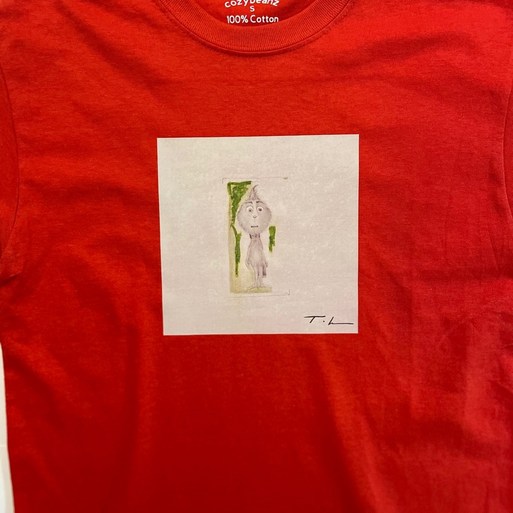Art On Fabric cozybeanz The Grinch Tee - Picture 3 of 7